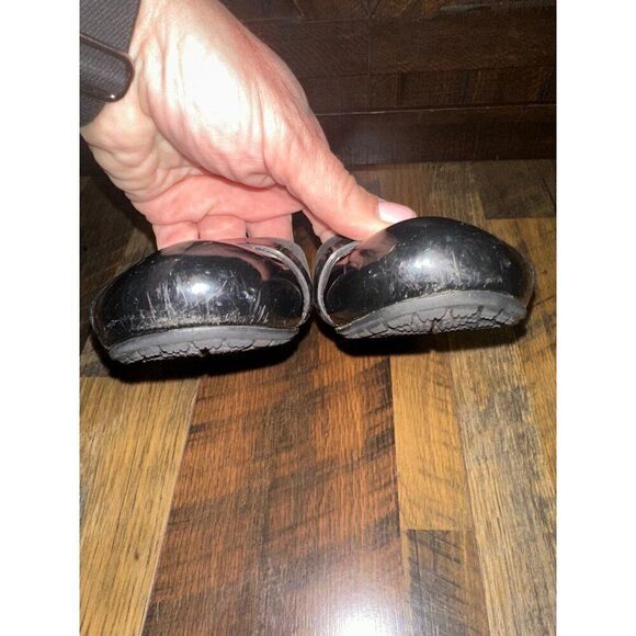 Crocs Cap Toe Black Marble Ballerina Flats Shoes Size 8 - Picture 10 of 12